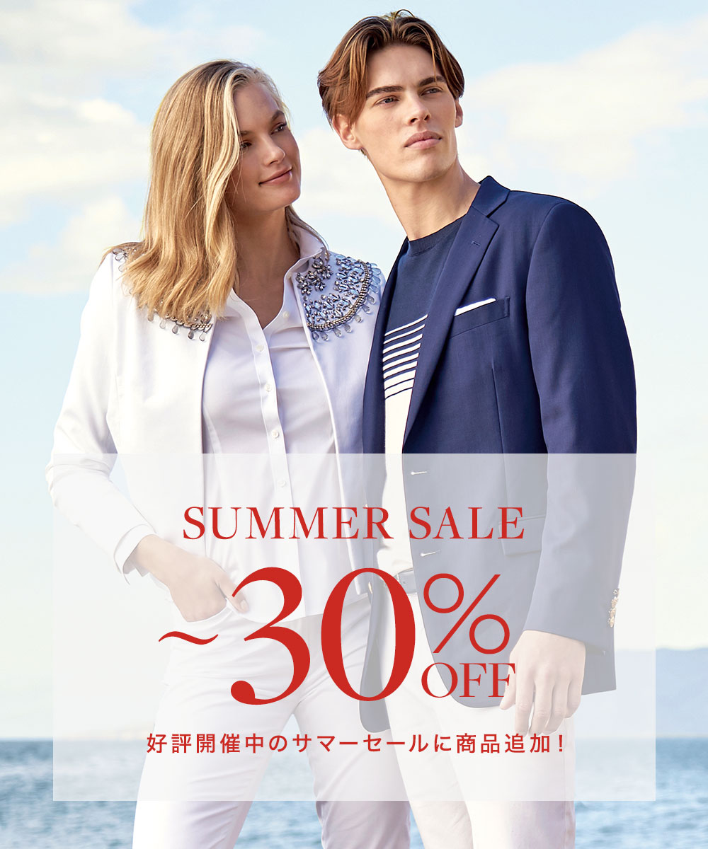 商品追加！】SUMMER SALE 30%OFFこれから活躍するジャケットやドレス